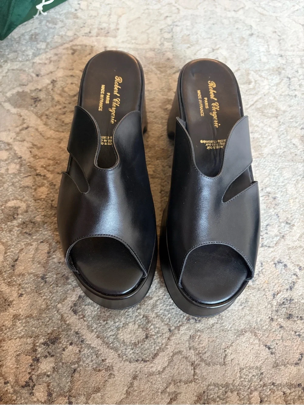 Black Robert Clergerie Platforms, size 9